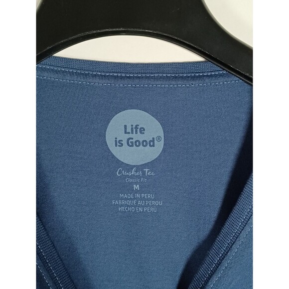 Life is Good Crusher Tee Medium Believe There is Good Bird Gorpcore Outdoor - Picture 3 of 5